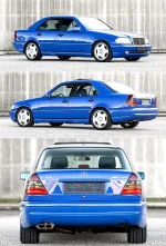 Mercedes W202 C36 ve C43 AMG modelleri.webp