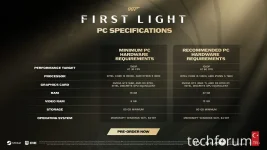 007 First Light'ın sistem gereksinimleri açıklandı1.webp