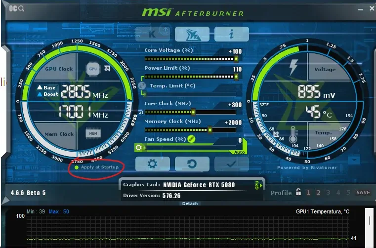 Msi afterburner