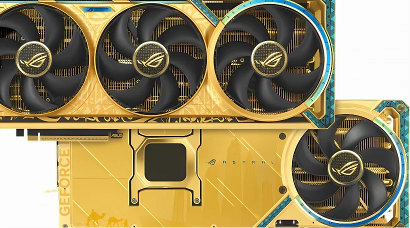 Asus’un Altın Kaplamalı RTX 5090 Ekran Kartı Piyasada