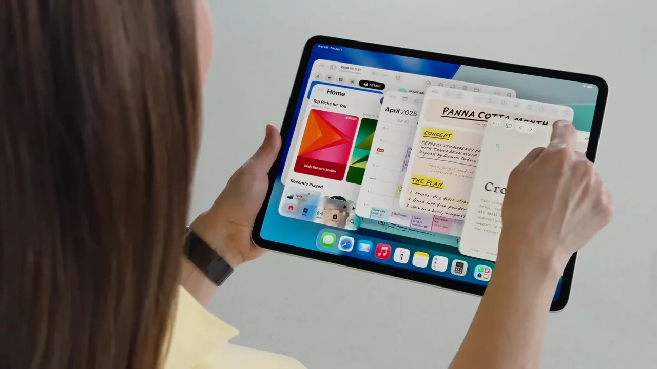 iPadOS işletim sistemi kendi yolunda gelişmeye devam edecek.