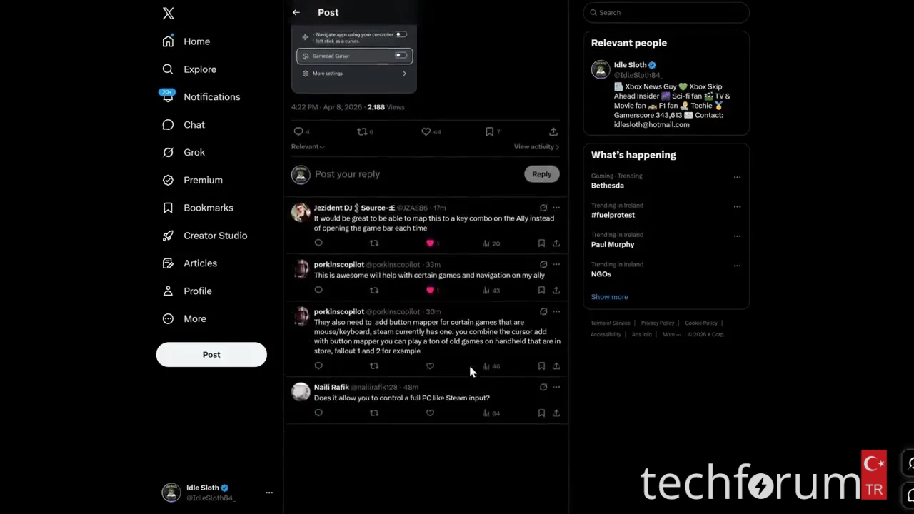 Konu 'Microsoft, Windows'ta oyun kumandasıyla imleç kontrolünü test ediyor'