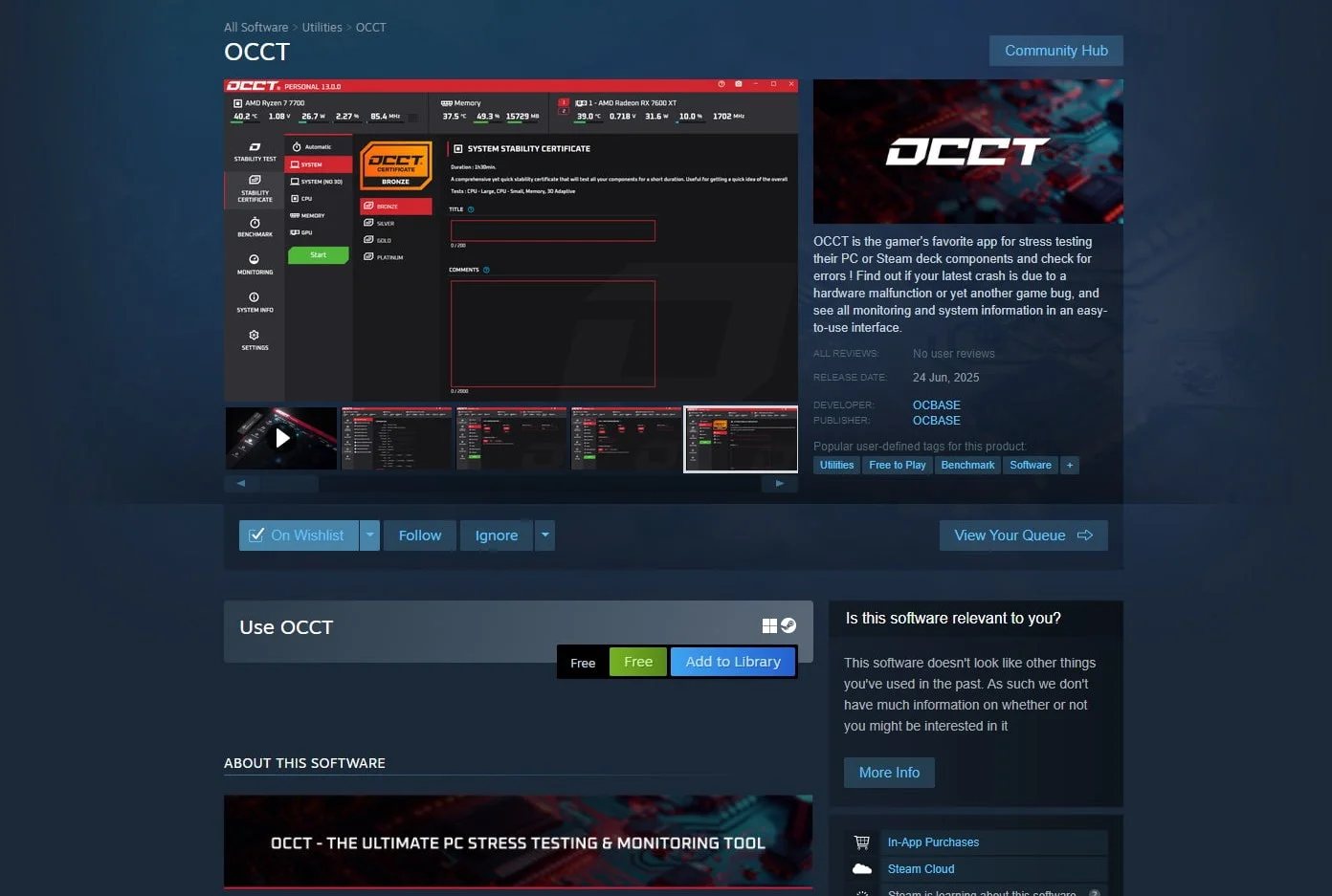 occt-steam-archlinux.webp