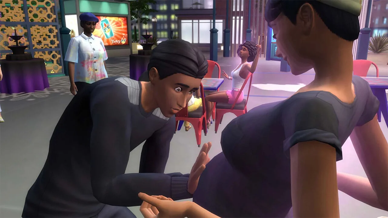 Sims 4 karakterleri toplu halde hamile kalıyor