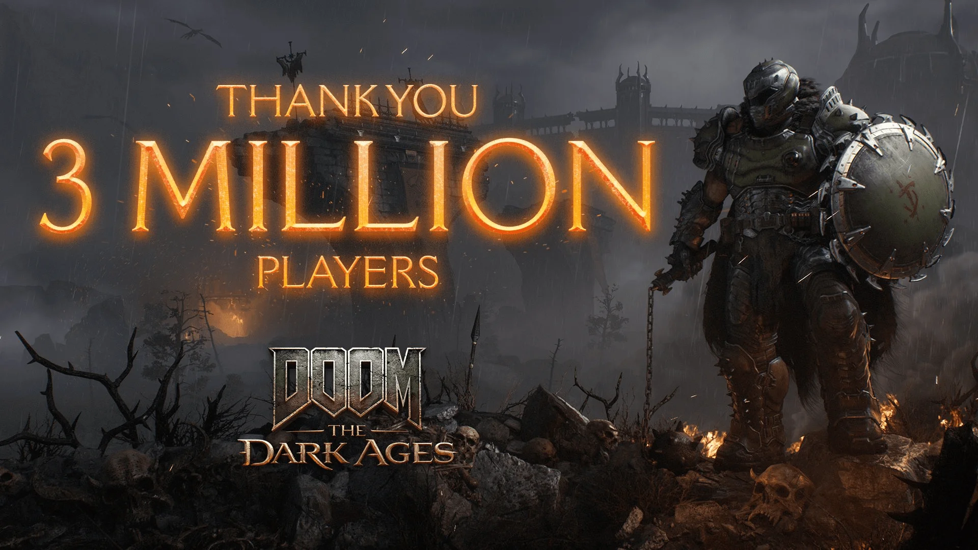 Üç milyon kişi DOOM The Dark Ages oynamış.webp