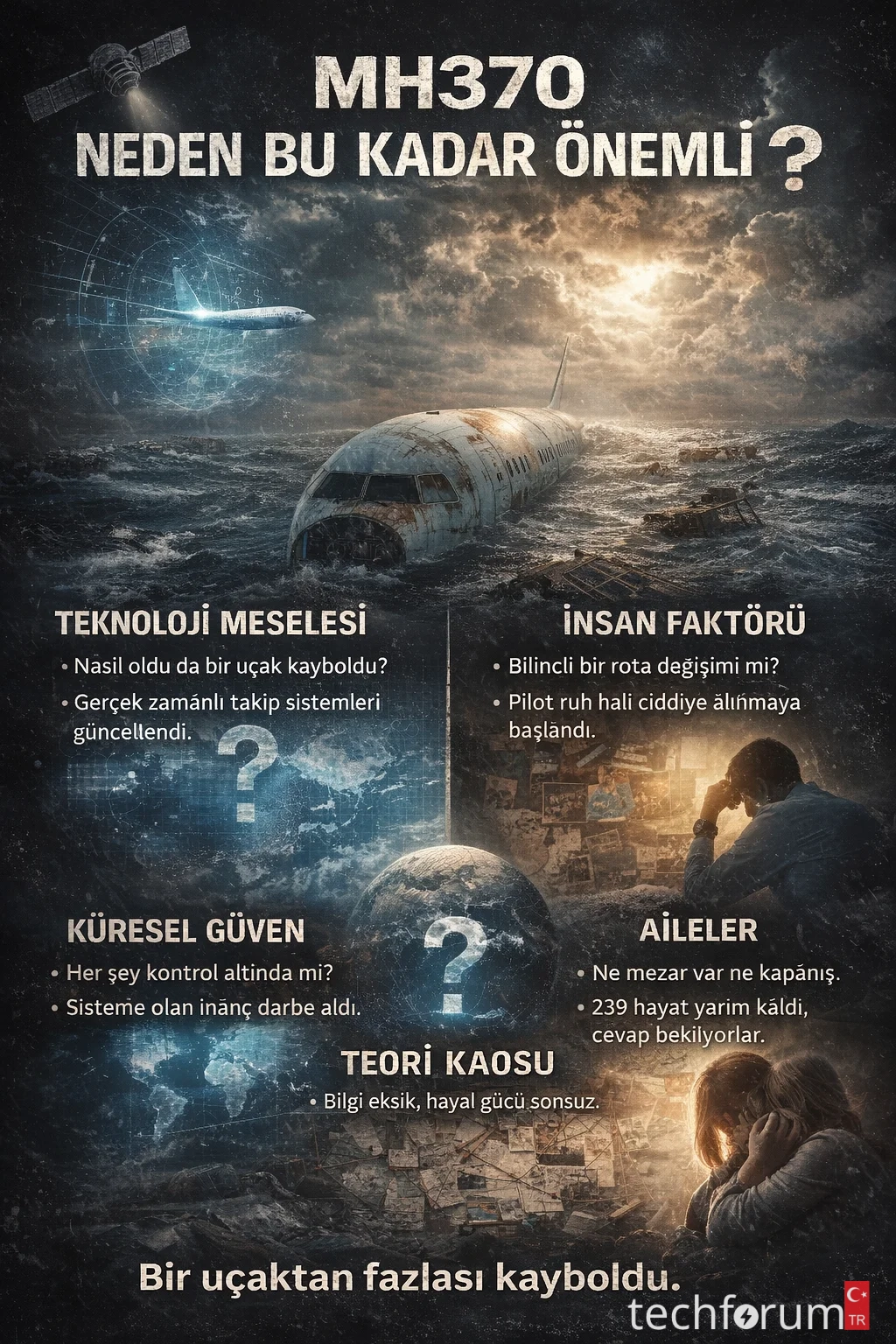 8 Mart 2014’te Malaysia Airlines’a ait MH370 sefer sayılı uçak Kuala Lumpur’dan Pekin’e doğru havalandı.