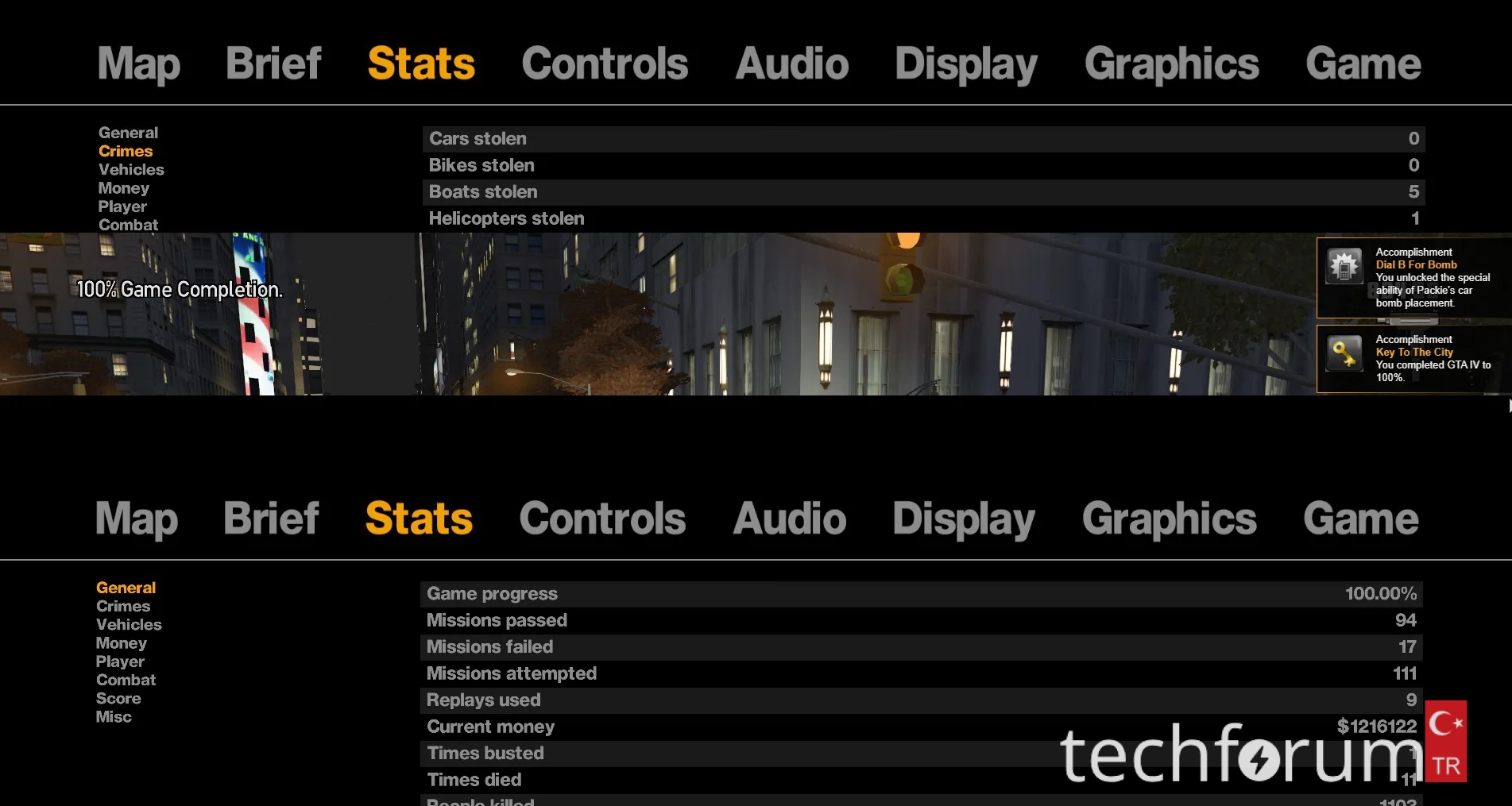 Bir oyuncu, tek bir araba bile çalmadan GTA IV'ü %100 tamamladı4..webp