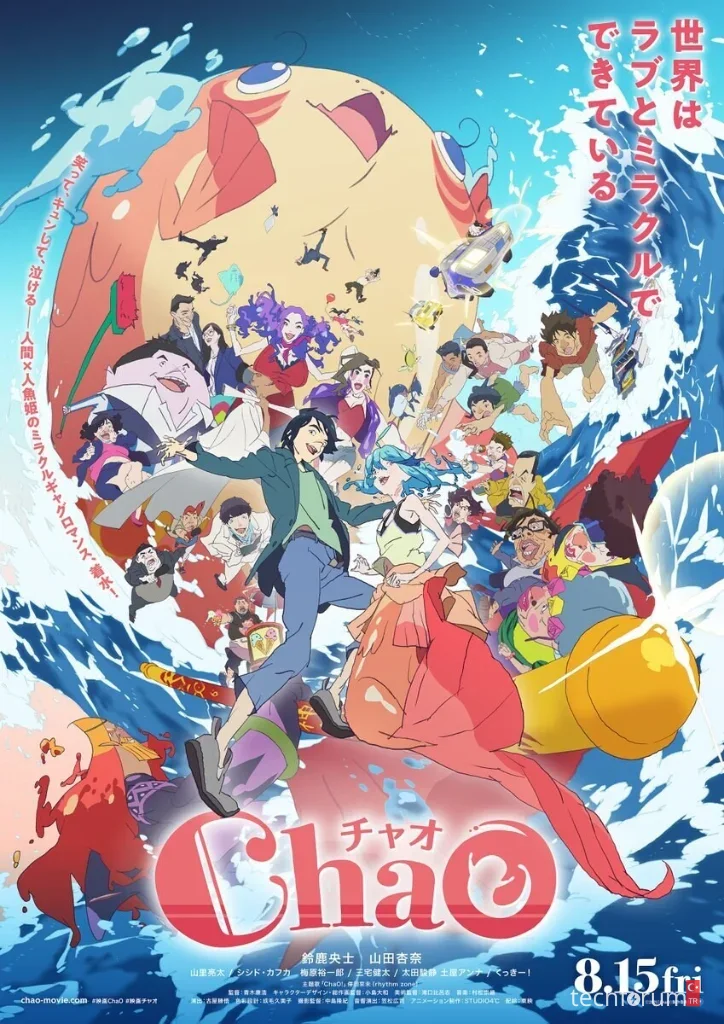 Studio 4°C'nin uzun metrajlı anime filmi ChaO Japonya sinemalarında gösterime girdi